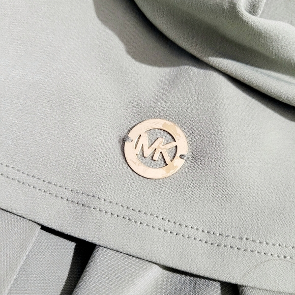 Michael Michael Kors Womens Top Size Large Olive Green Ladder-Cut Sleeve Detail - Picture 9 of 11